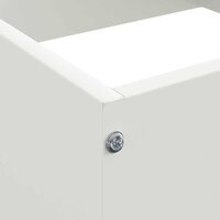 Tuinrand Wit 40 x 40 x 13 cm Staal 5