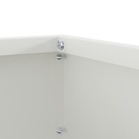 Tuinrand Wit 40 x 40 x 13 cm Staal 6