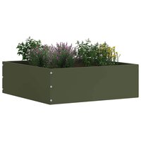 Tuinrand Olijf Groen 40 x 40 x 13 cm Staal 2