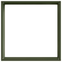Tuinrand Olijf Groen 40 x 40 x 13 cm Staal 4