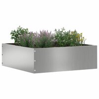 Tuinrand Zilver 40 x 40 x 13 cm Gegalvaniseerd staal 2