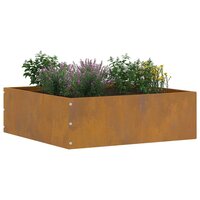 Tuinrand Roestig 40 x 40 x 13 cm Cortenstaal 2