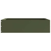 Tuinrand Olijfgroen 50 x 50 x 13 cm Staal 3