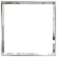 Tuinrand Zilver 50 x 50 x 13 cm Roestvrij staal 4