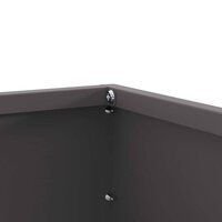 Tuinrand Zwart 60 x 60 x 13 cm Staal 8