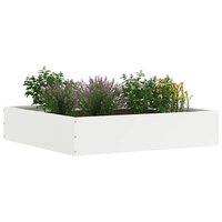 Tuinrand Wit 60 x 60 x 13 cm Staal 3