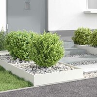 Tuinrand Wit 60 x 60 x 13 cm Staal 4