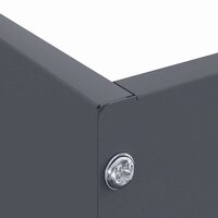 Tuinrand Antraciet 60 x 60 x 13 cm Staal 7