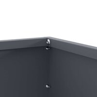 Tuinrand Antraciet 60 x 60 x 13 cm Staal 8