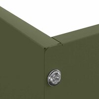 Tuinrand Olijf Groen 60 x 60 x 13 cm Staal 7