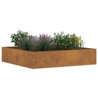 Tuinrand Roestig 60 x 60 x 13 cm Cortenstaal 3