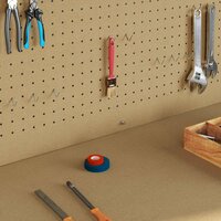 Werkbanken met lade Zwart 81 x 41 x 145 cm Bewerkt hout 4