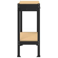 Werkbanken met lade Zwart 81 x 41 x 145 cm Bewerkt hout 7