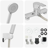 Doucheset Chroom G 1 / 2 inch Koper 6