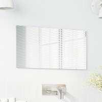 Wandspiegel Rechthoekig 30 x 60 cm gehard glas 3