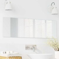 Wandspiegel Rechthoekig 30 x 100 cm gehard glas 3