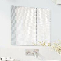 Wandspiegel Rechthoekig 50 x 60 cm gehard glas 3