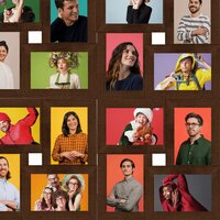 Fotolijst voor 24x(10x15 cm) foto MDF donkerbruin 4