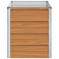 Verhoogde plantenbak Licht Bruin 100 x 40 x 45 cm 6