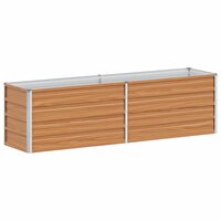 Verhoogde plantenbak Licht Bruin 160 x 40 x 45 cm 2