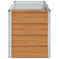 Verhoogde plantenbak Licht Bruin 160 x 40 x 45 cm 6