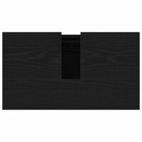 Badkamer wastafelkast Zwart Eiken 58 x 33 x 60 cm Bewerkt hout 9