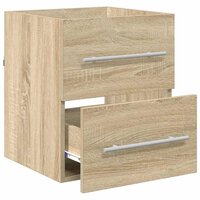 Wastafelkast Sonoma Eiken 38,5 x 41 x 48 cm Bewerkt hout 5