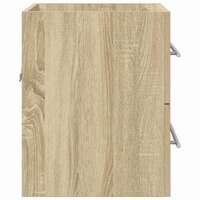 Wastafelkast Sonoma Eiken 38,5 x 41 x 48 cm Bewerkt hout 7