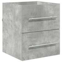 Wastafelkast Beton Grijs 38,5 x 41 x 48 cm Bewerkt hout 2