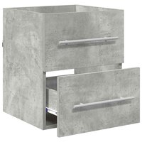Wastafelkast Beton Grijs 38,5 x 41 x 48 cm Bewerkt hout 5
