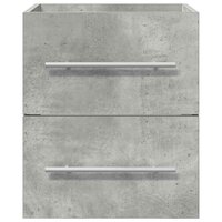 Wastafelkast Beton Grijs 38,5 x 41 x 48 cm Bewerkt hout 6