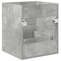Wastafelkast Beton Grijs 38,5 x 41 x 48 cm Bewerkt hout 8