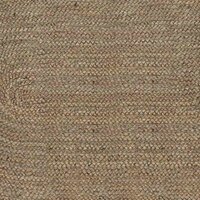 Vloerkleed Natuurlijk en Zwart 300 x 300 cm Jute 4