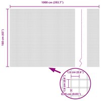 Gelaste draadhek Groen 1.6 x 10 m 9