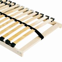 Lattenbodem Bruin 80 x 190 cm Massief beukenhout 3