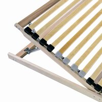 Lattenbodem Bruin 80 x 190 cm Massief beukenhout 3