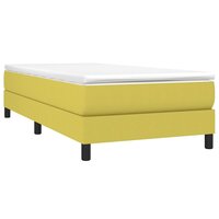 Boxspring bed stof groen 90x200 cm 3
