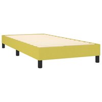 Boxspring bed stof groen 90x200 cm 4