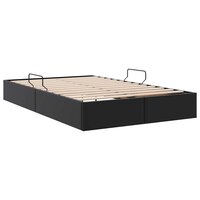 Opslag bed met matras met opslag Zwart 120 x 190 cm Kunstleer 5