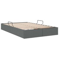 Opslag bed met matras met opslag Donkergrijs 120 x 200 cm Stof 9
