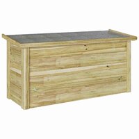Opbergbox Naturel 119 x 44,5 x 58 cm Ge&iuml;mpregneerd grenenhout 2