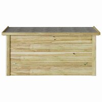 Opbergbox Naturel 119 x 44,5 x 58 cm Ge&iuml;mpregneerd grenenhout 5