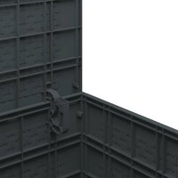 Opbergbox met opslag Antraciet 55 x 53 x 57 cm Polypropyleen 7