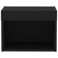 Tv-meubelset Zwart Eiken 40 x 30 x 30 cm Bewerkt hout 6