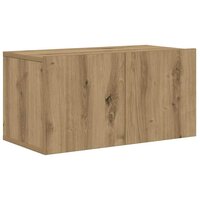Tv-meubelset Wandgemonteerd Bruin 60 x 30 x 30 cm Bewerkt hout 2