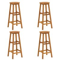 5-delige Tuinbarset massief acaciahout 5