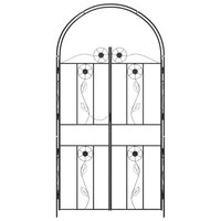 Tuin Boog Effen Zwart 6