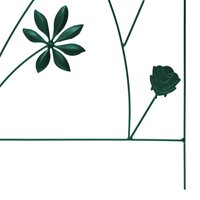 Tuinhek 3 pcs Groen 112 x 40 cm Staal 8