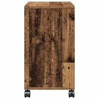 Bijzettafel met plank Oud hout 50 x 30 x 55 cm Bewerkt hout 7