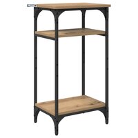 Bijzettafel Artisan Eiken 40 x 30 x 75 cm Bewerkt hout 2